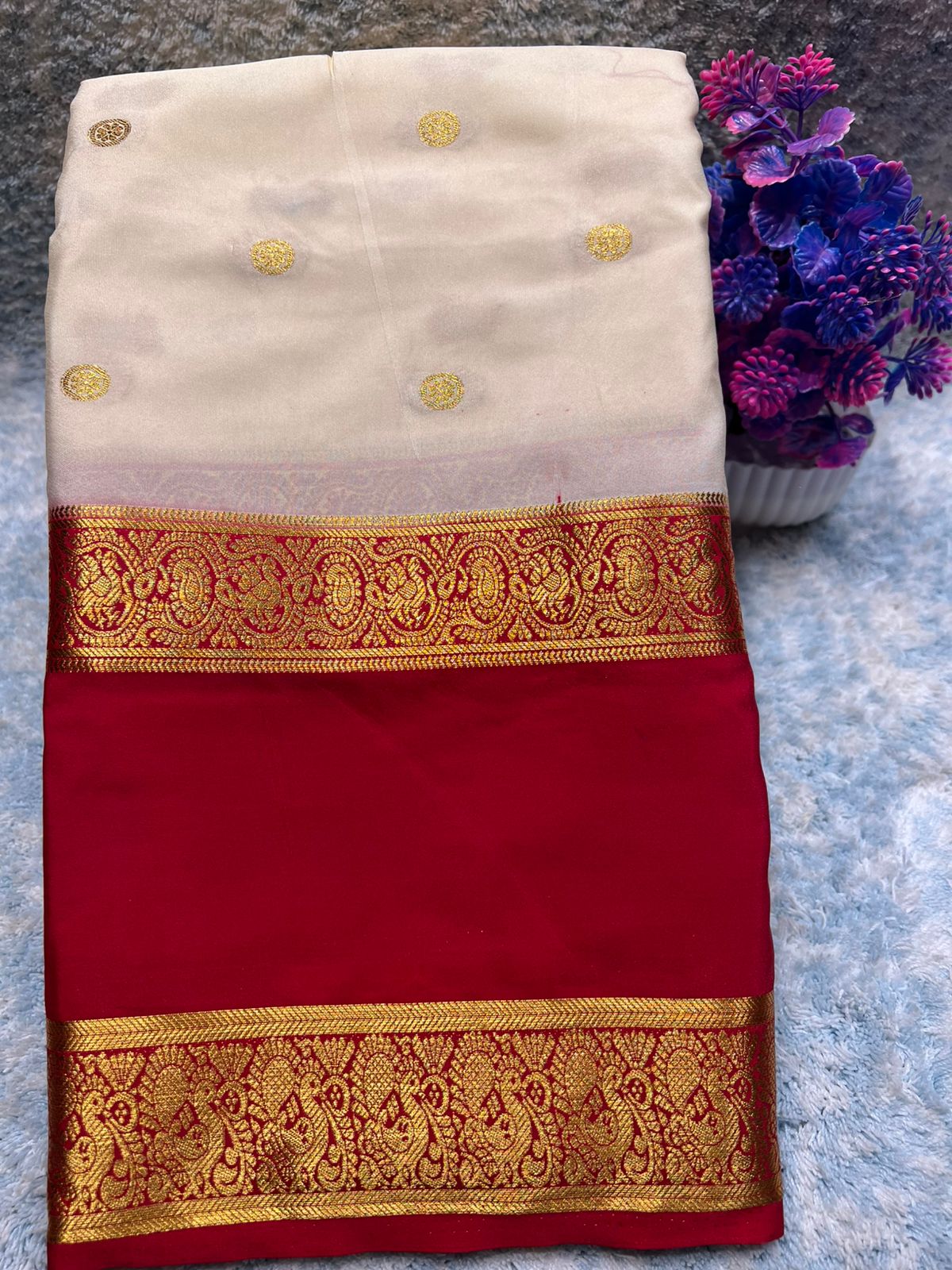 Artificial / Mix Crape Sarees