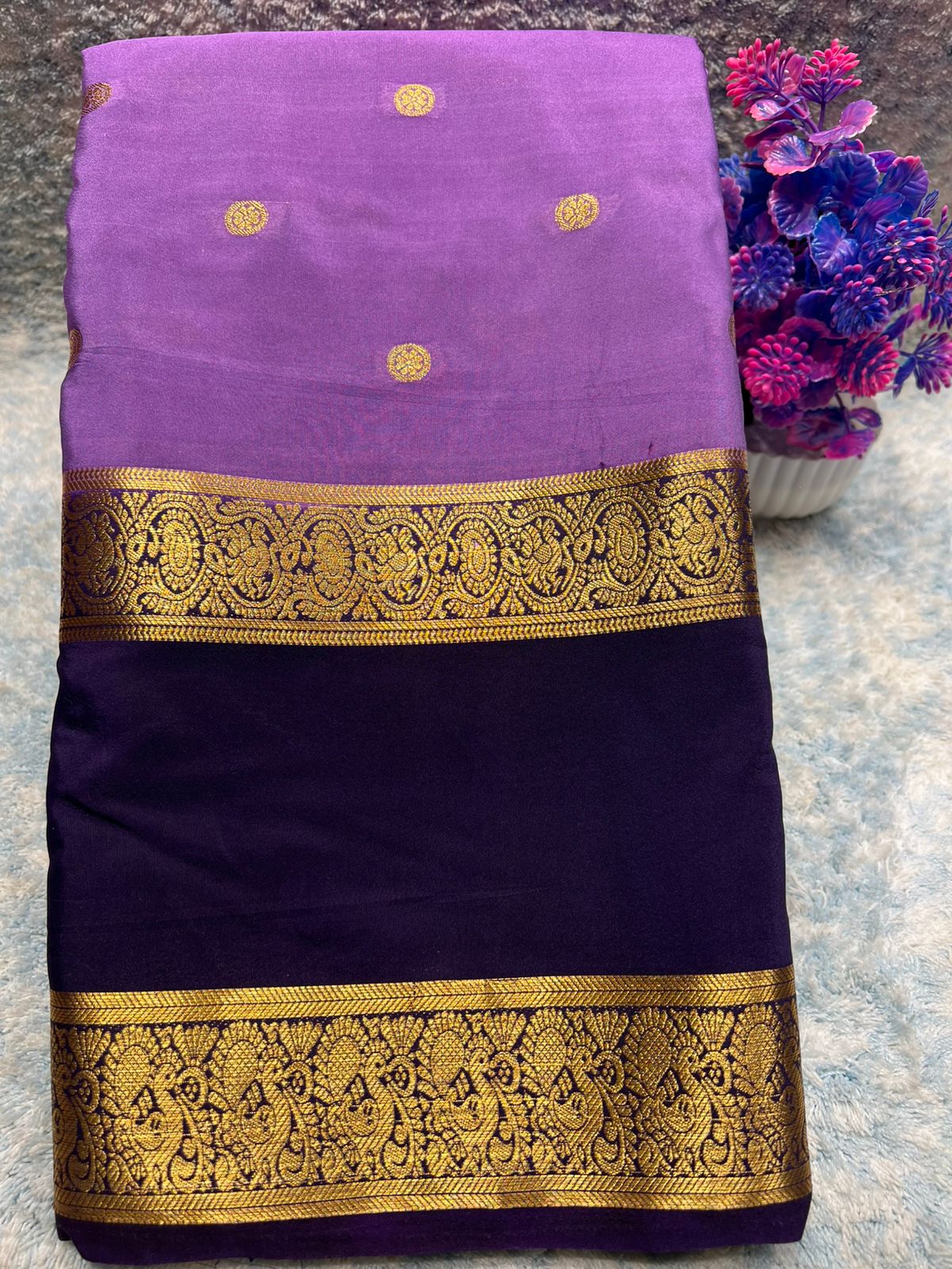 Artificial / Mix Crape Sarees