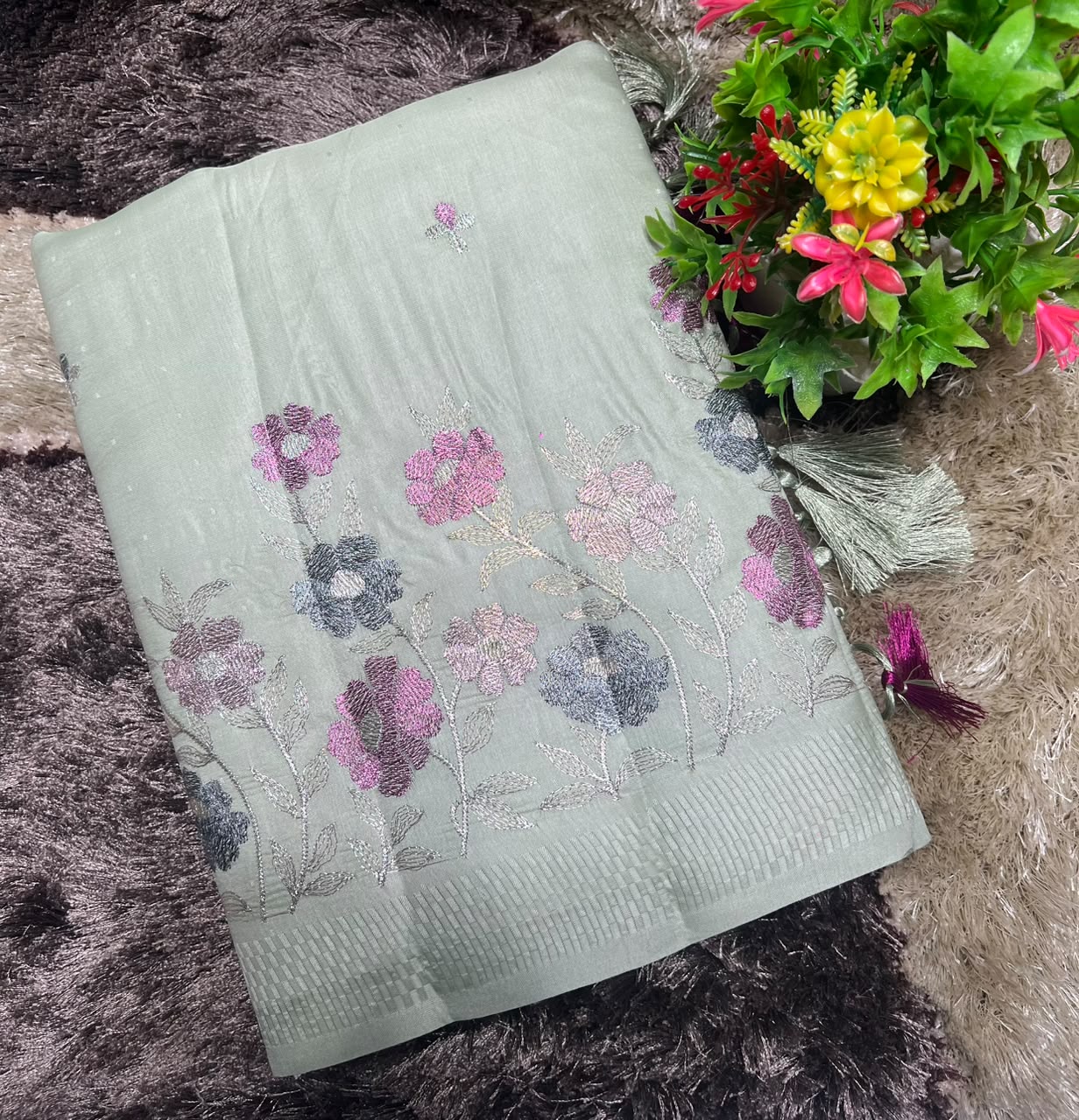 Tussar Silk Saree.