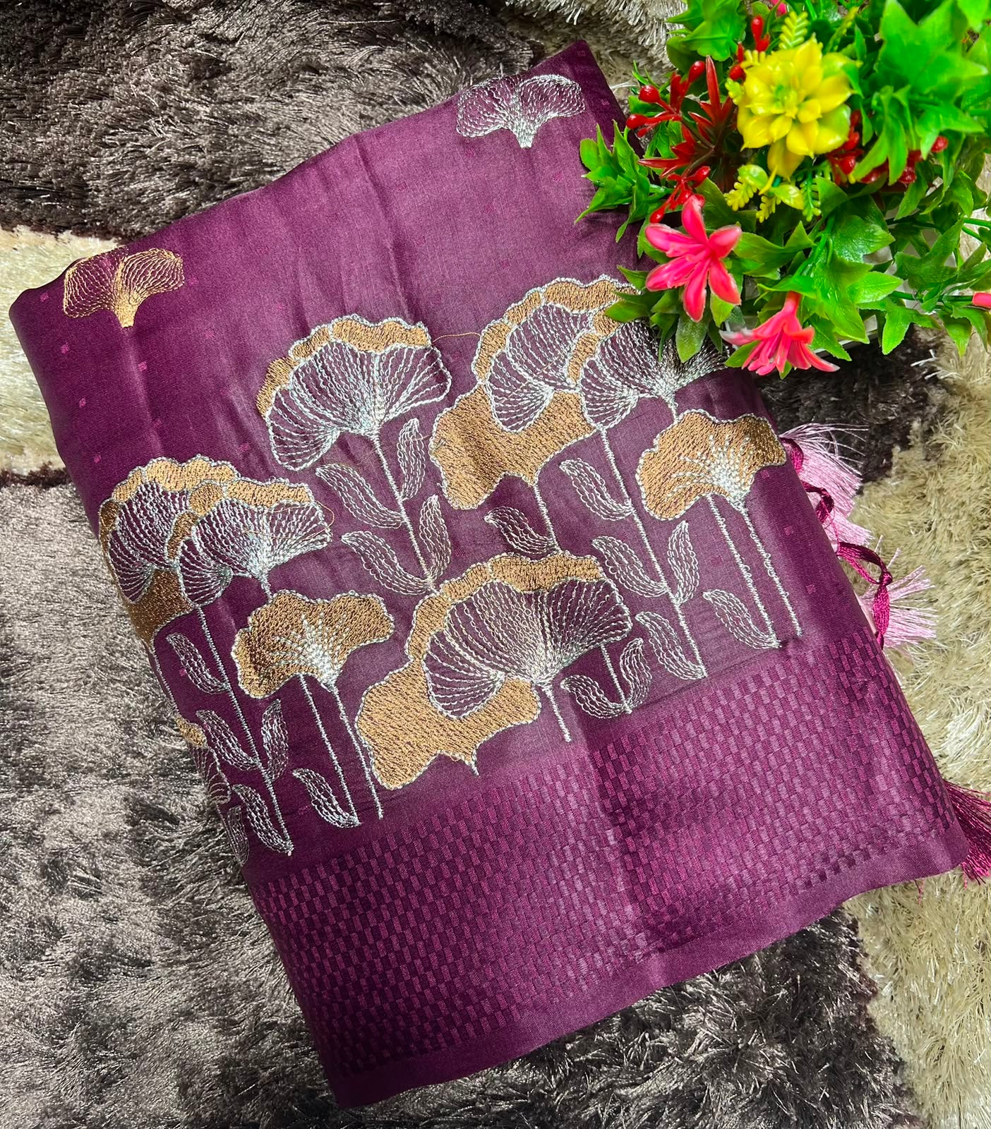 Tussar Silk Saree.