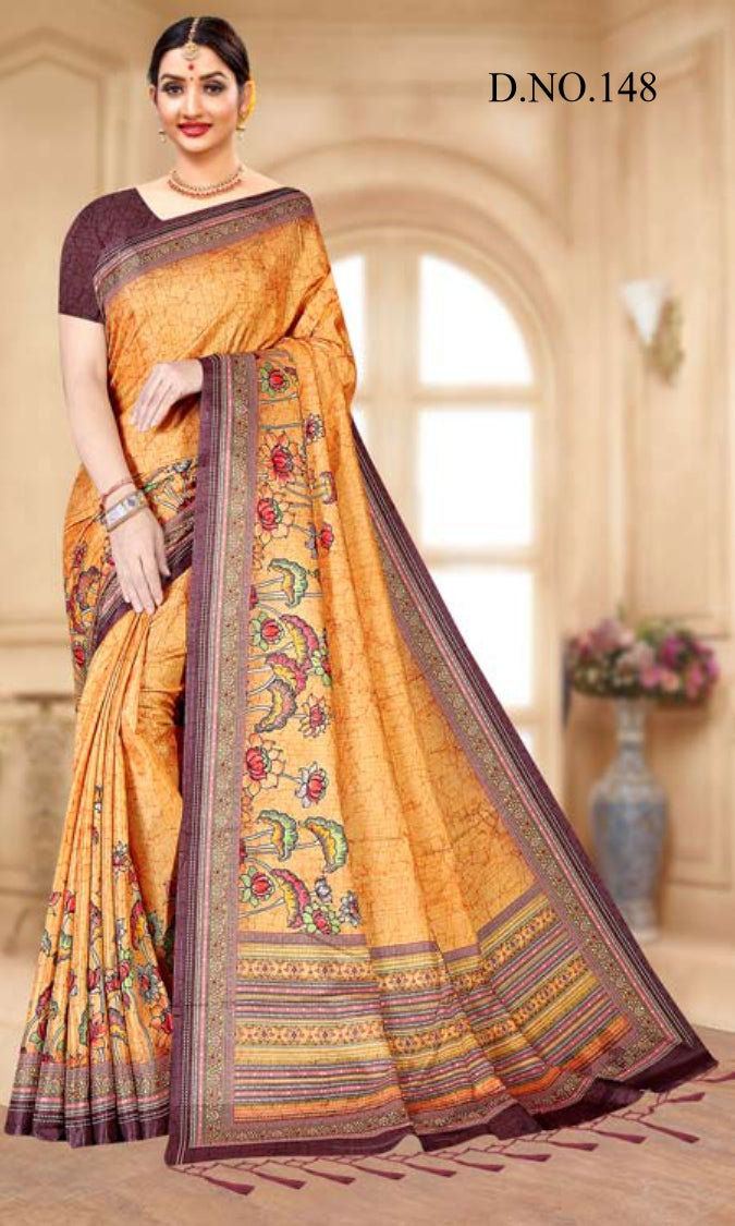 Synthetic Silk Saree Sudarshansarees