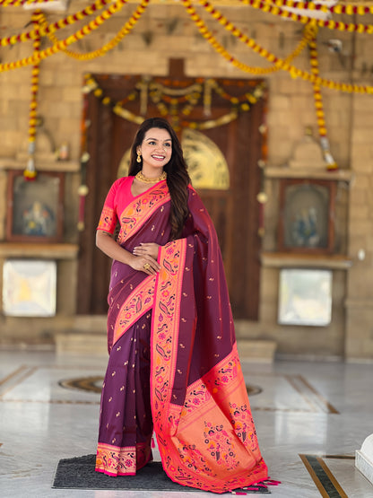 Catalogue Designer Soft Paithani Silk Saree