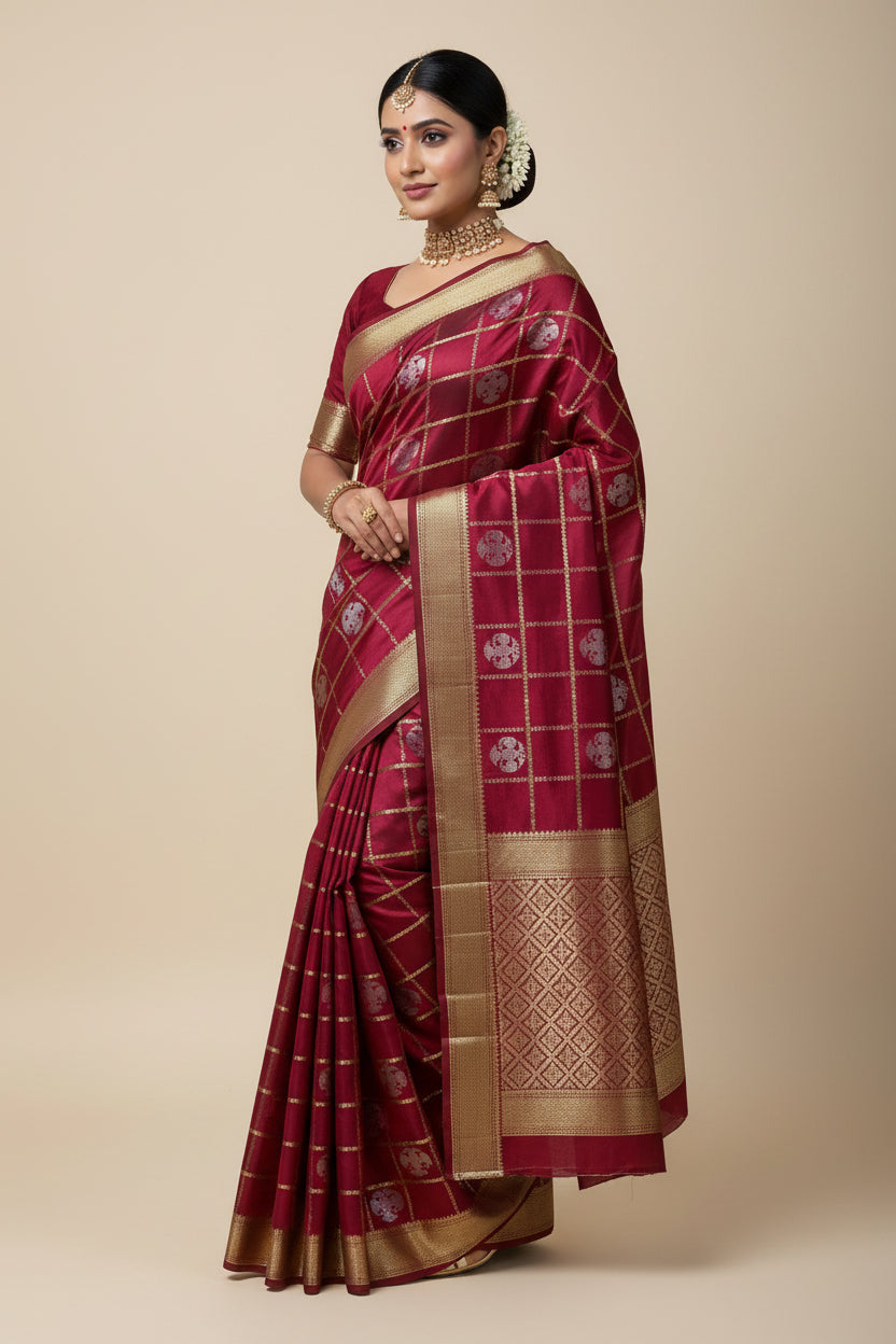 Pure Mysore Silk Saree.