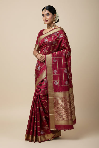 Pure Mysore Silk Saree.