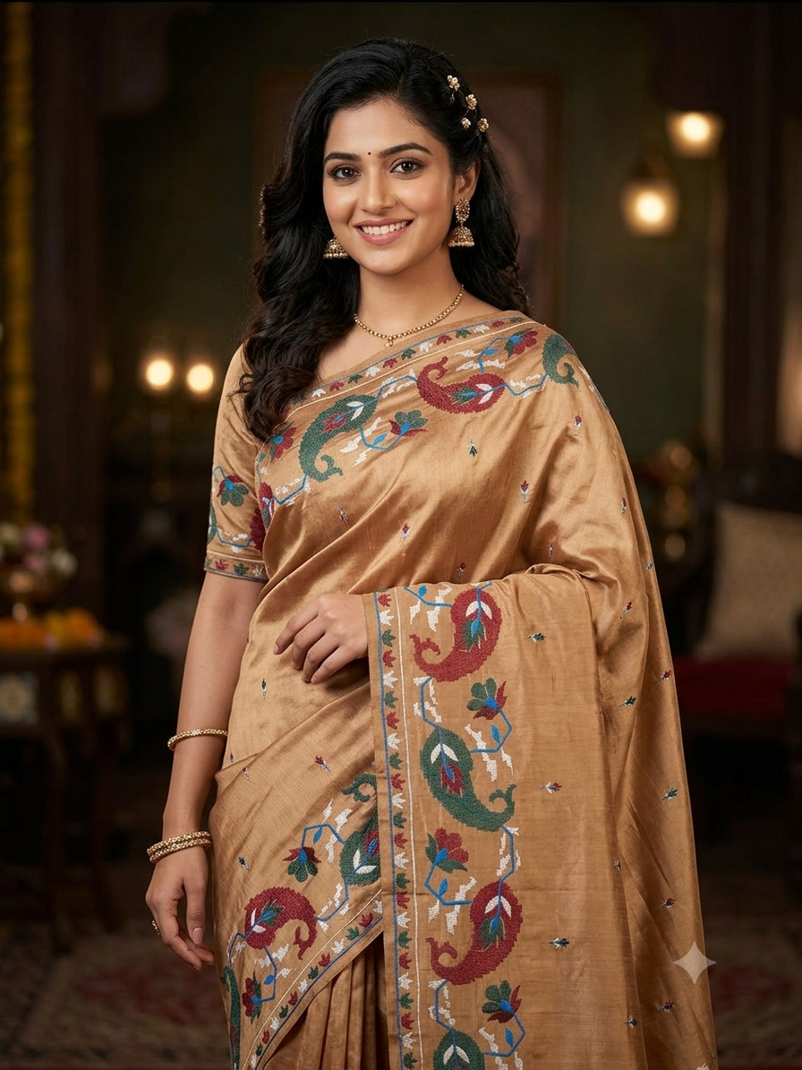 Tussar Silk Saree.