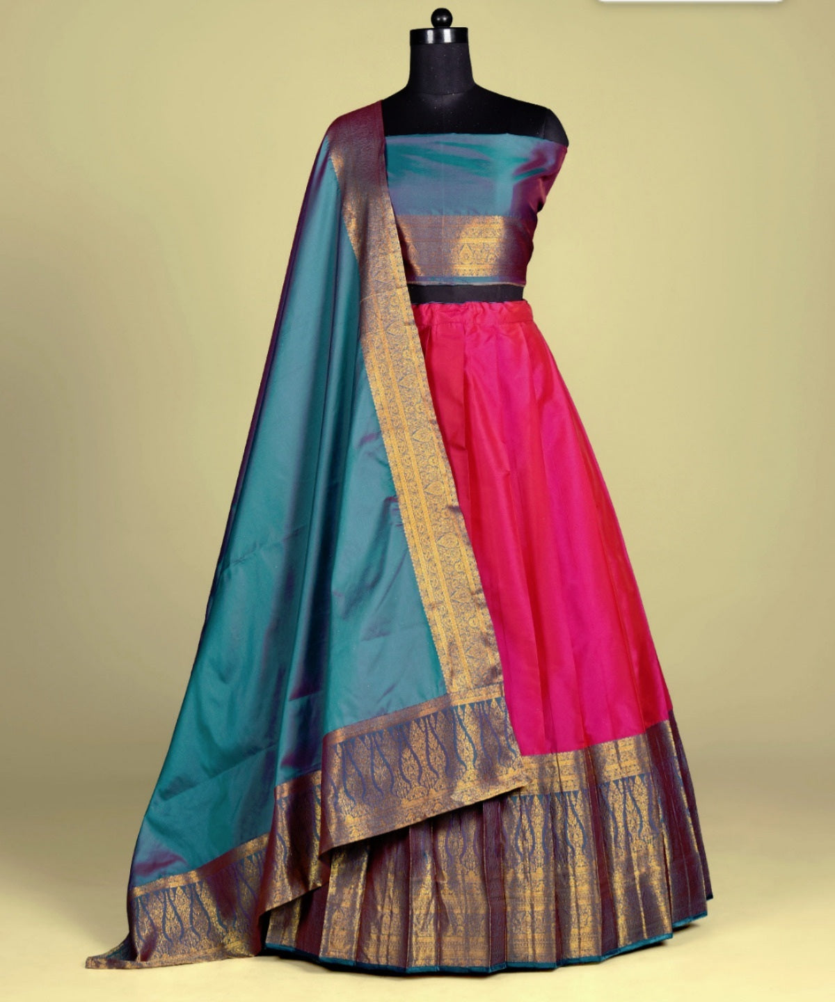 Latest Banarasi Semi Stitched Lehenga Choli With Dupatta