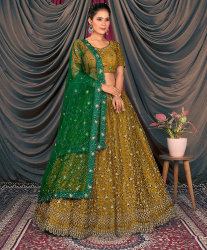 Latest Semi Stitched Lehenga Choli With Dupatta.