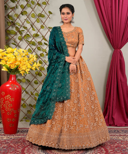 Latest Semi Stitched Lehenga Choli With Dupatta.