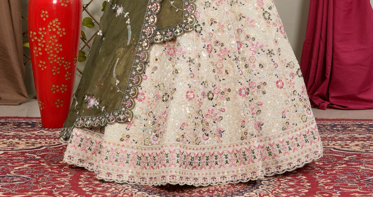 Latest Semi Stitched Lehenga Choli With Dupatta.