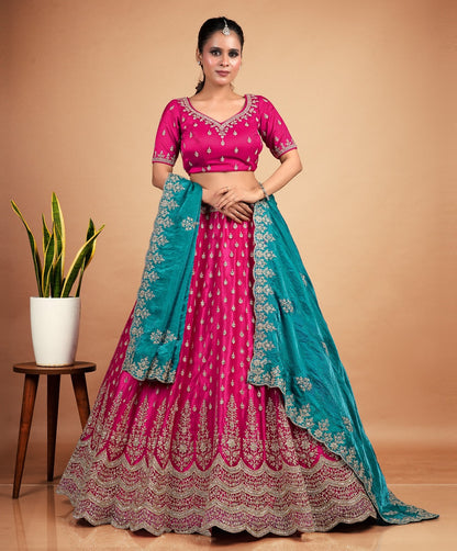 Latest Semi Stitched Lehenga Choli With Dupatta.