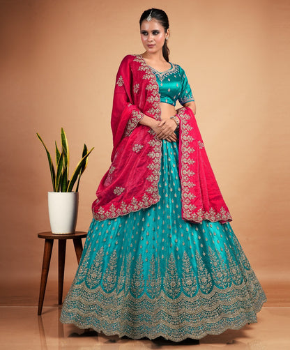 Latest Semi Stitched Lehenga Choli With Dupatta.