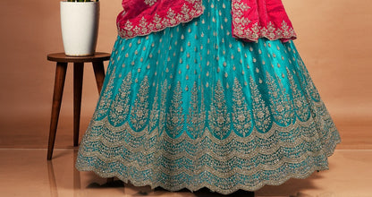 Latest Semi Stitched Lehenga Choli With Dupatta.