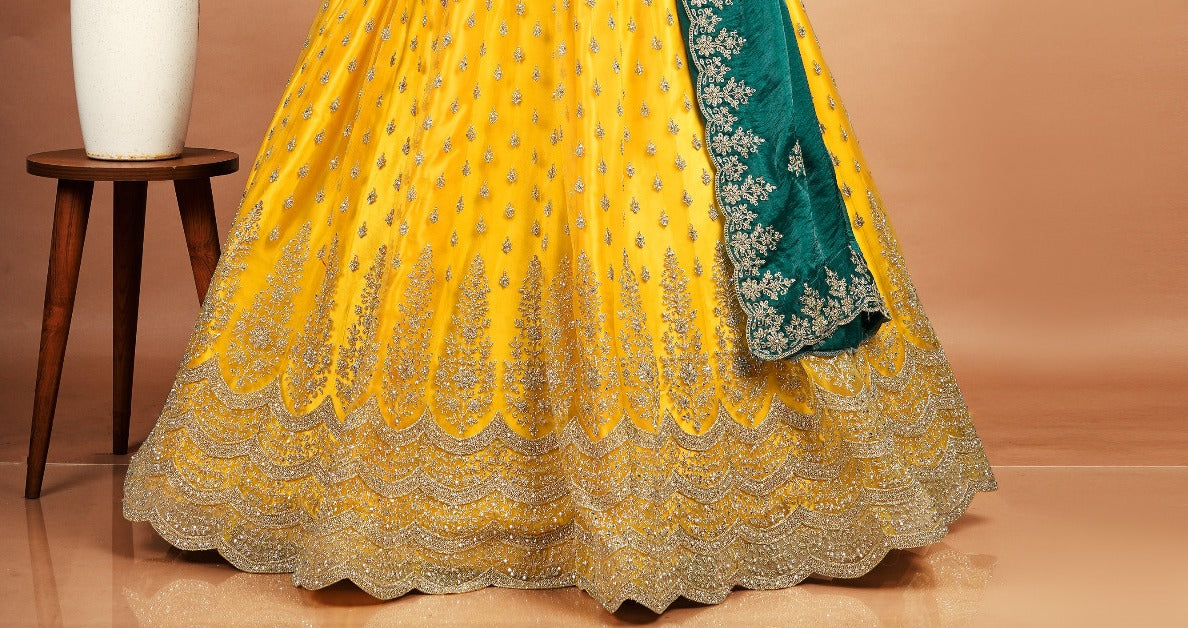 Latest Semi Stitched Lehenga Choli With Dupatta.