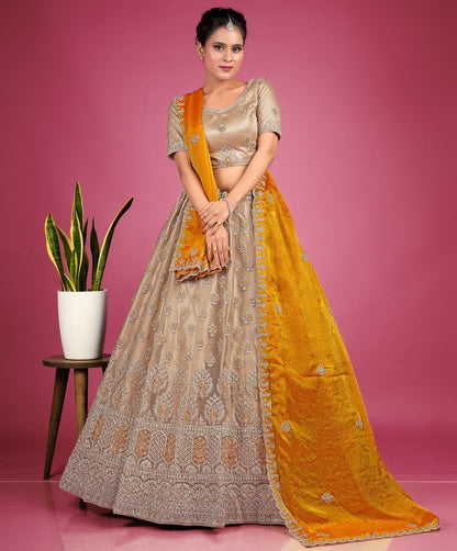 Latest Semi Stitched Lehenga Choli With Dupatta.