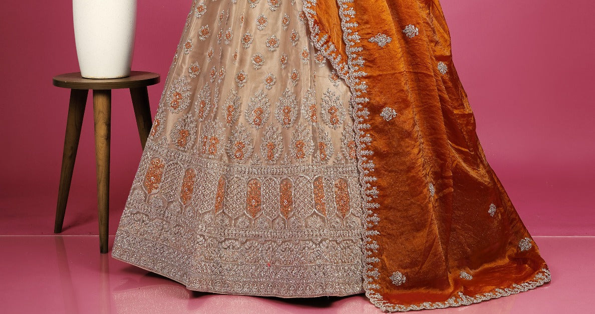 Latest Semi Stitched Lehenga Choli With Dupatta.
