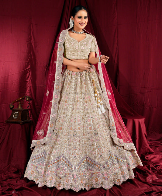 Latest Semi Stitched Lehenga Choli With Dupatta.