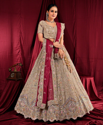 Latest Semi Stitched Lehenga Choli With Dupatta.