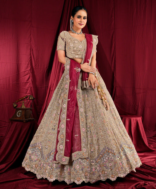 Latest Semi Stitched Lehenga Choli With Dupatta.