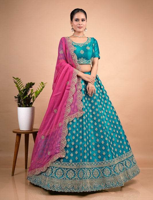 Latest Semi Stitched Lehenga Choli With Dupatta.