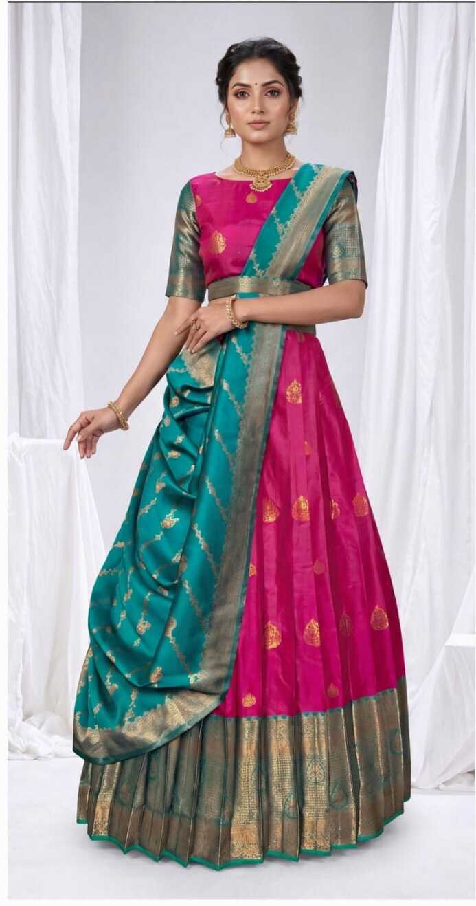 Latest Banarasi Semi Stitched Lehenga Choli With Dupatta
