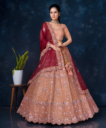 Latest Semi Stitched Lehenga Choli With Dupatta.