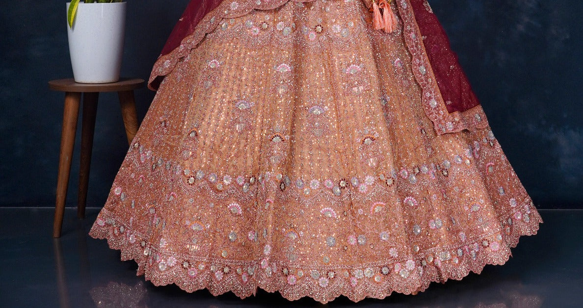Latest Semi Stitched Lehenga Choli With Dupatta.