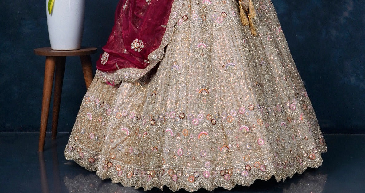 Latest Semi Stitched Lehenga Choli With Dupatta.