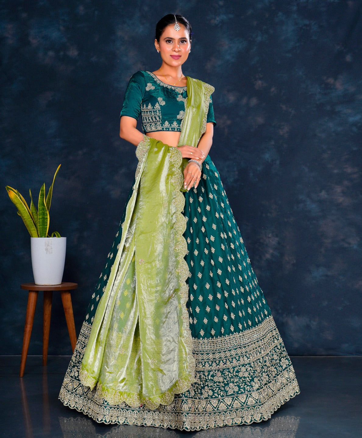 Latest Semi Stitched Lehenga Choli With Dupatta.