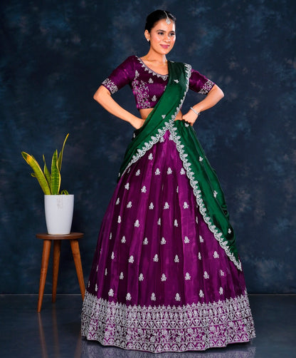 Latest Semi Stitched Lehenga Choli With Dupatta.