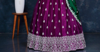 Latest Semi Stitched Lehenga Choli With Dupatta.