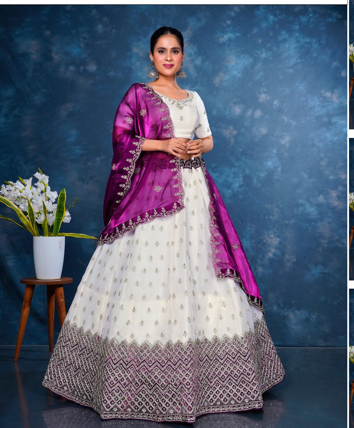 Latest Semi Stitched Lehenga Choli With Dupatta.