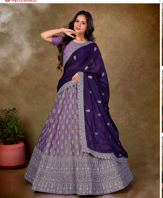 Latest Semi Stitched Lehenga Choli With Dupatta.