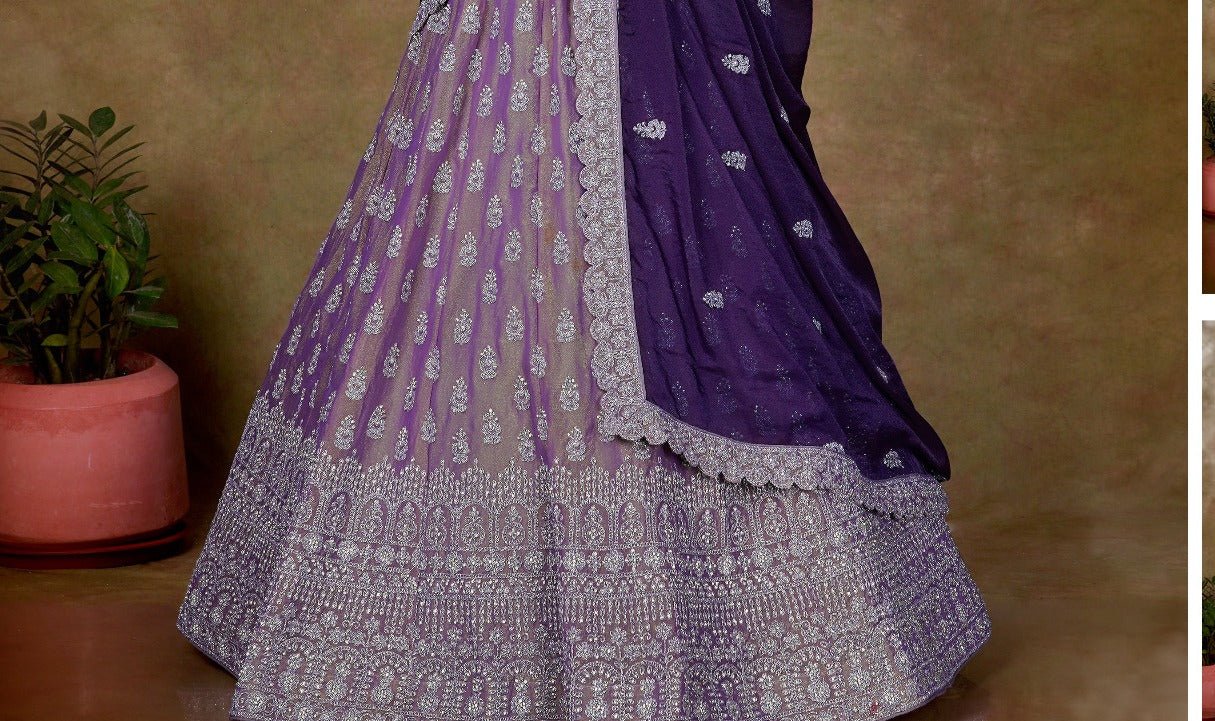 Latest Semi Stitched Lehenga Choli With Dupatta.
