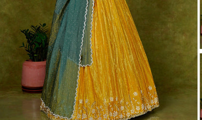 Latest Semi Stitched Lehenga Choli With Dupatta.