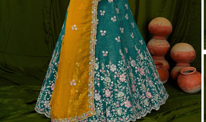 Latest Semi Stitched Lehenga Choli With Dupatta.