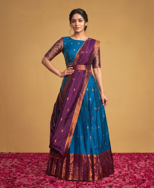 Latest Banarasi Semi Stitched Lehenga Choli With Dupatta