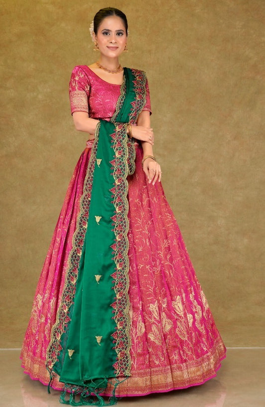 Latest Semi Stitched Lehenga Choli With Dupatta