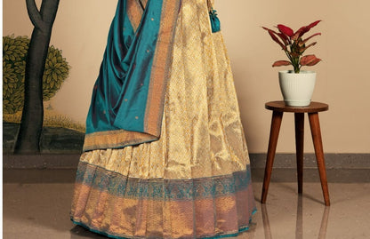 Latest Semi Stitched Lehenga Choli With Dupatta.