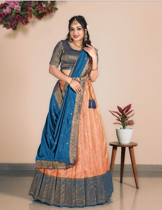Latest Semi Stitched Lehenga Choli With Dupatta.