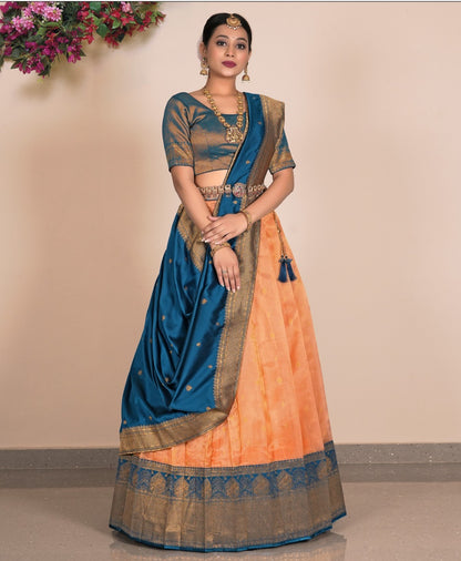 Latest Semi Stitched Lehenga Choli With Dupatta.