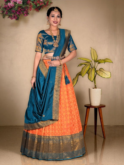 Latest Semi Stitched Lehenga Choli With Dupatta.