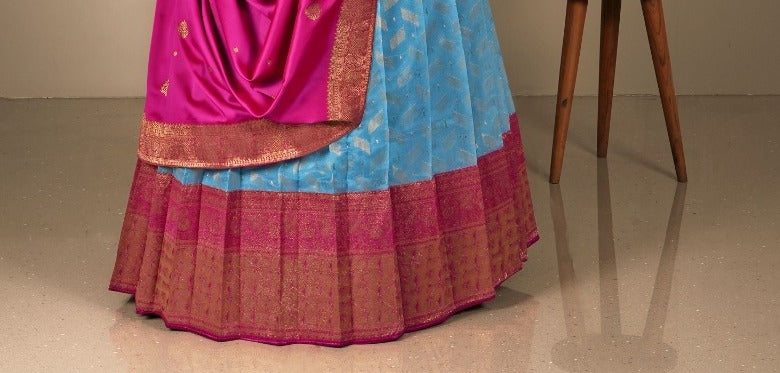 Latest Semi Stitched Lehenga Choli With Dupatta.