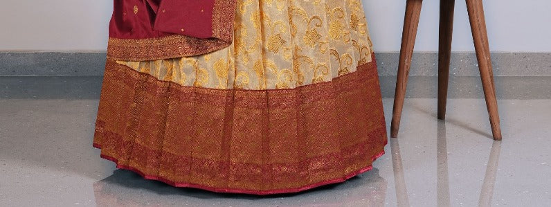 Latest Semi Stitched Lehenga Choli With Dupatta.