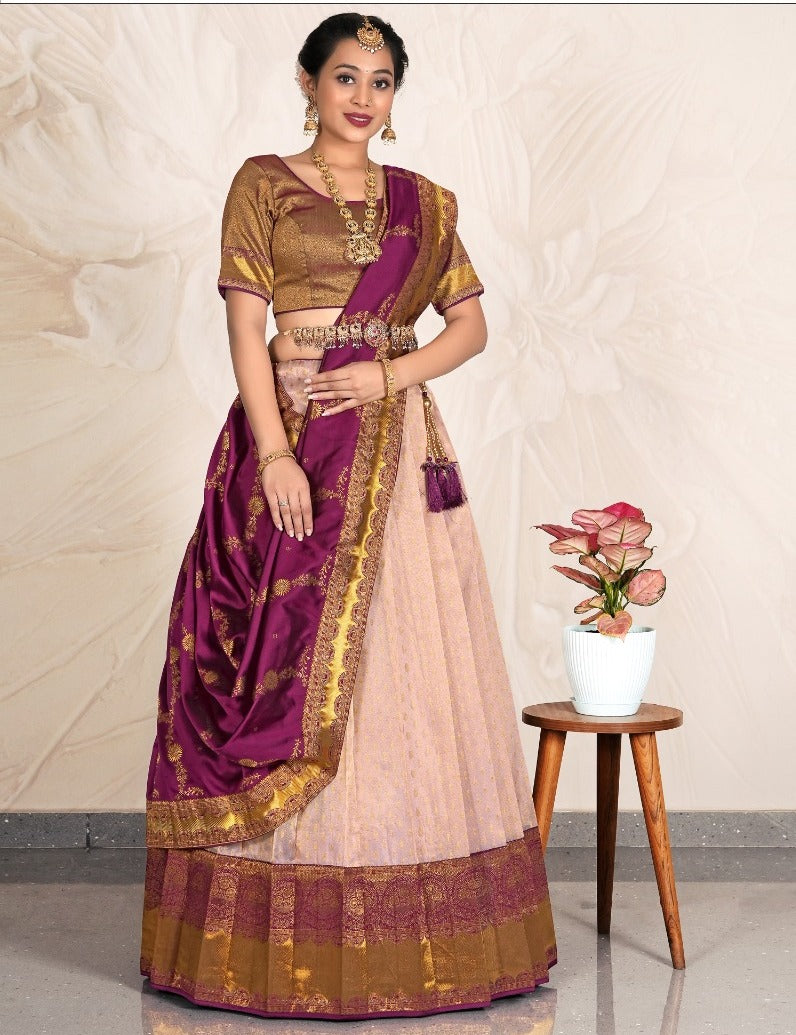 Latest Semi Stitched Lehenga Choli With Dupatta.