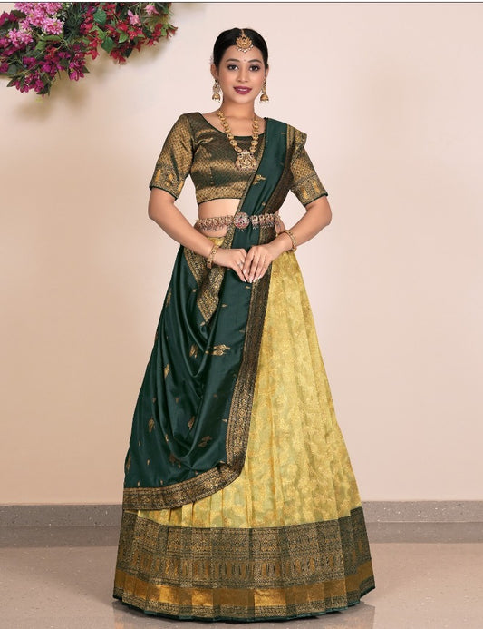 Latest Semi Stitched Lehenga Choli With Dupatta.