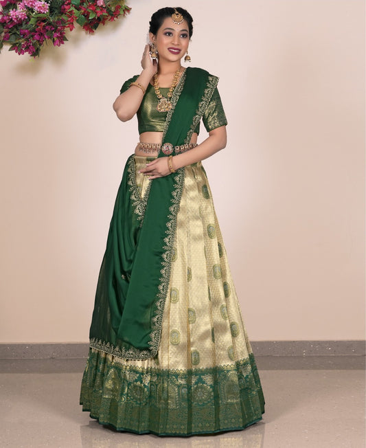 Latest Semi Stitched Lehenga Choli With Dupatta.