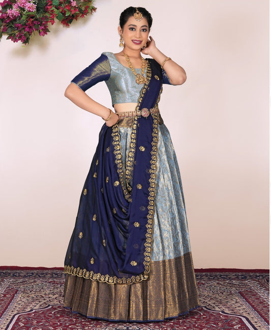 Latest Semi Stitched Lehenga Choli With Dupatta.