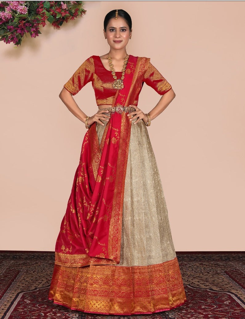 Latest Semi Stitched Lehenga Choli With Dupatta.