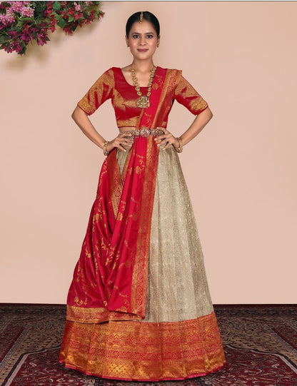 Latest Semi Stitched Lehenga Choli With Dupatta.