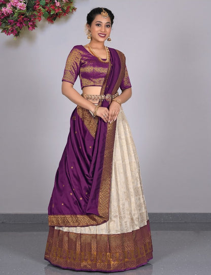 Latest Semi Stitched Lehenga Choli With Dupatta.